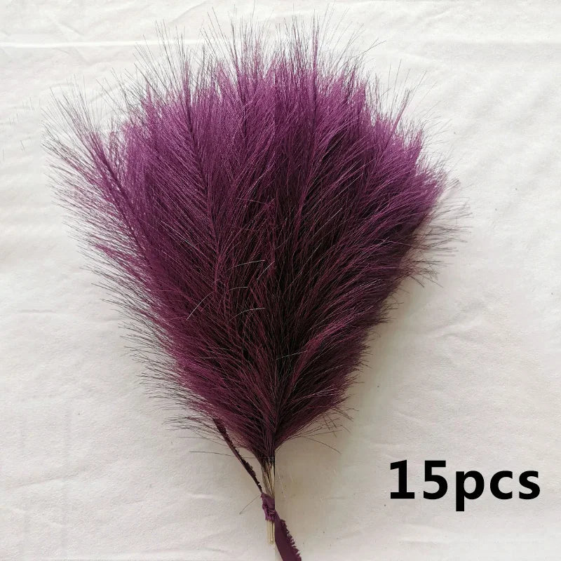 15pcs Artificial Grass Flowers