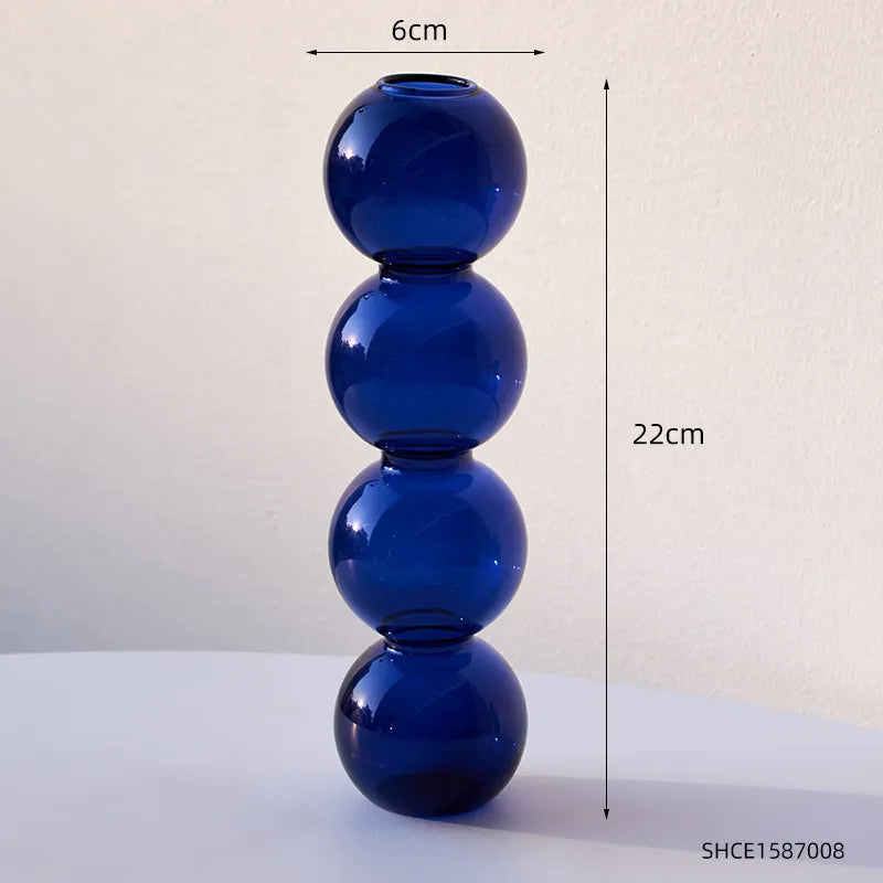 Creatively Contracted Glass Vase