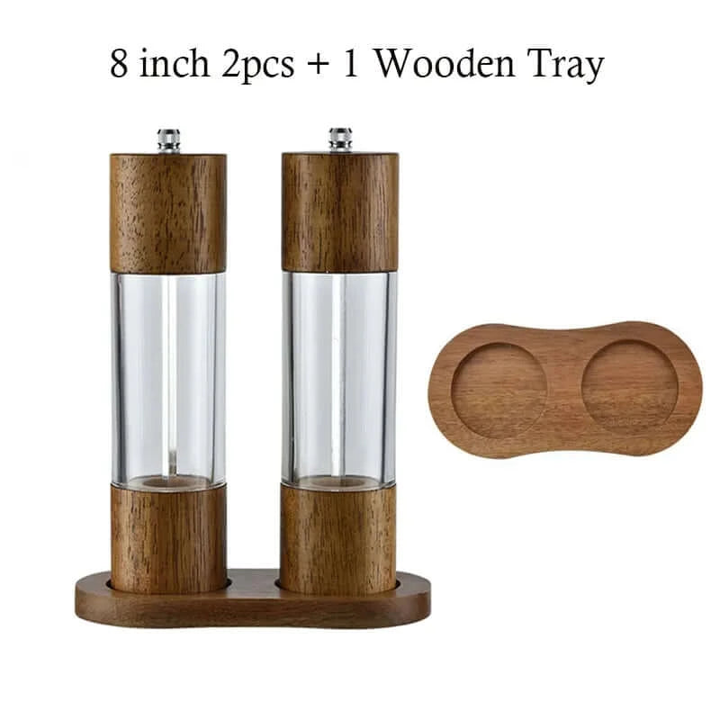 Antique Color Wooden Pepper Mill