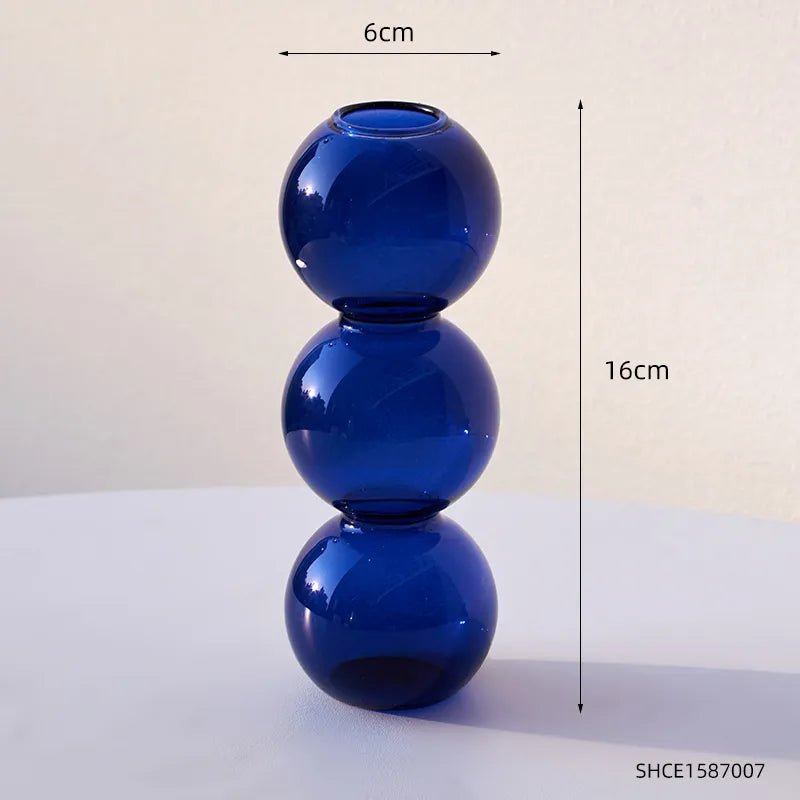 Creatively Contracted Glass Vase