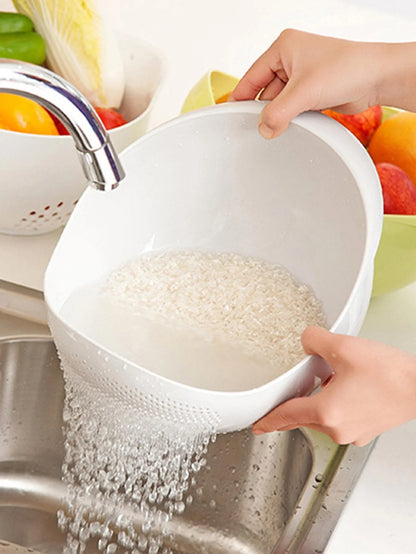 Silicone Colander Rice Bowl