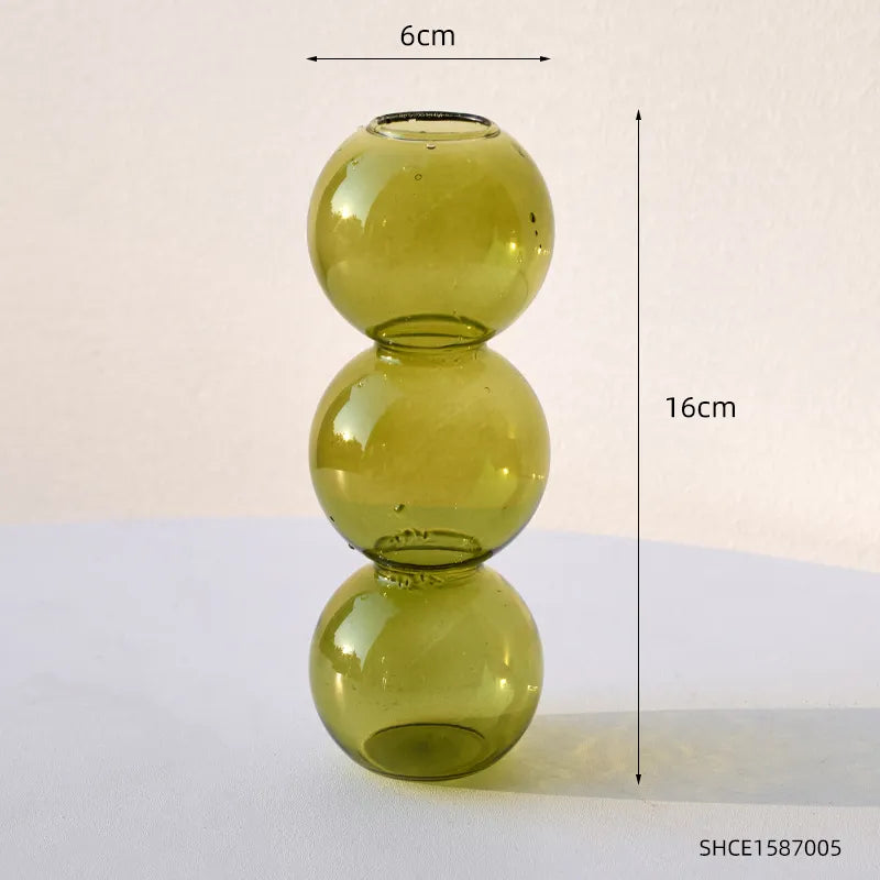 Creatively Contracted Glass Vase