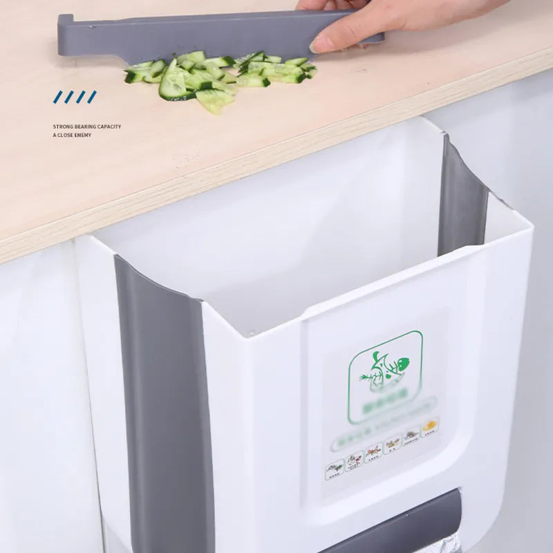 Wall-mounted Folding Trash