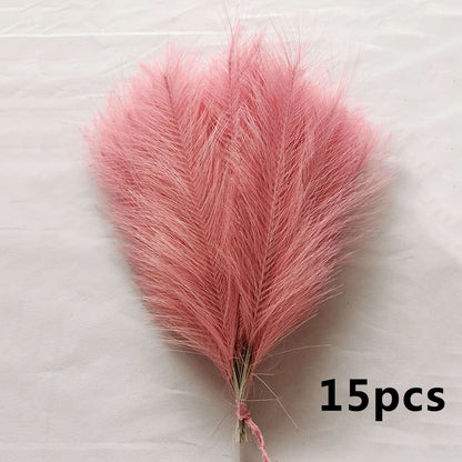 15pcs Artificial Grass Flowers