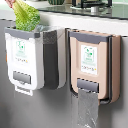 Wall-mounted Folding Trash