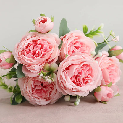 Pink Peony Artificial Flower