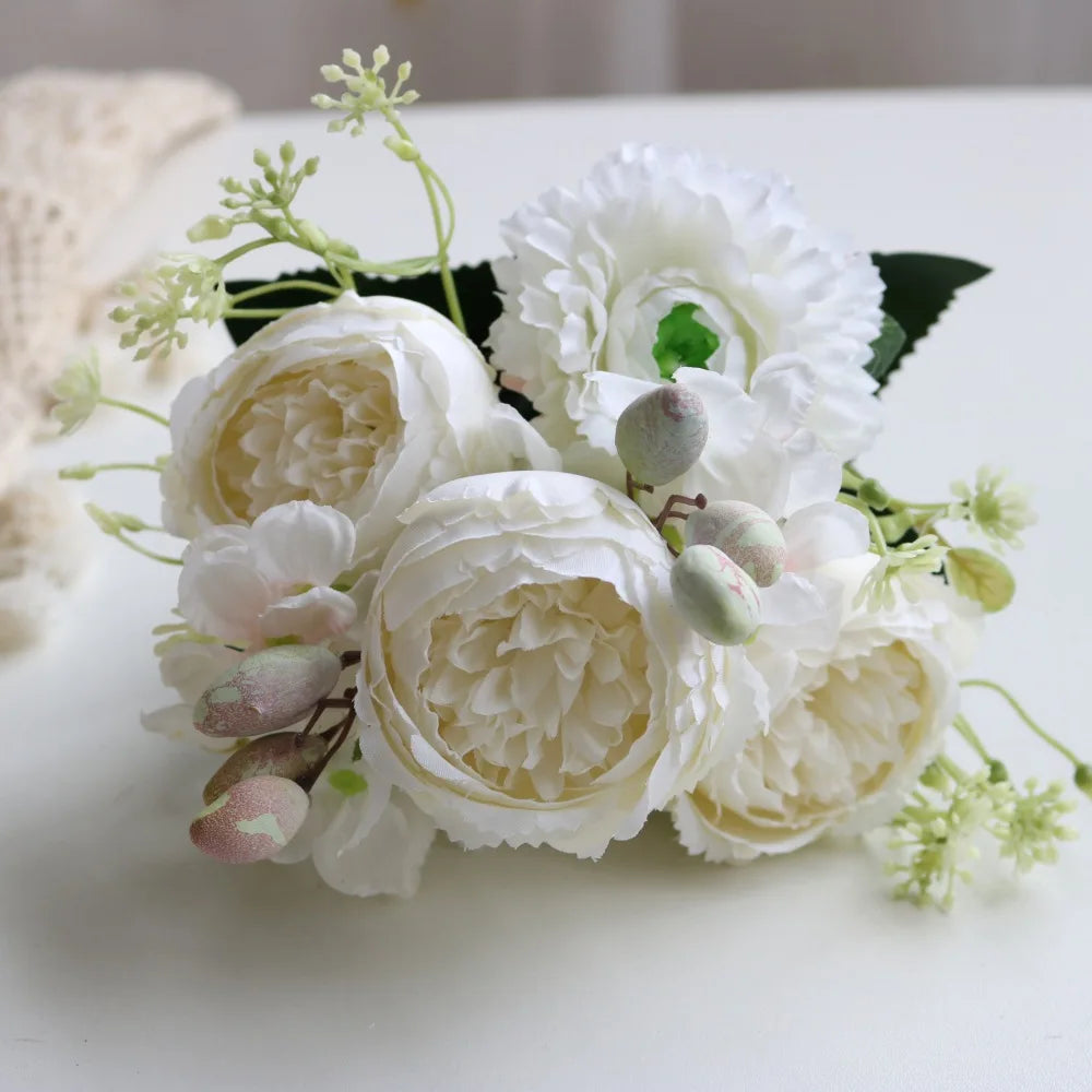 Pink Peony Artificial Flower