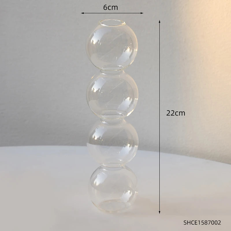 Creatively Contracted Glass Vase