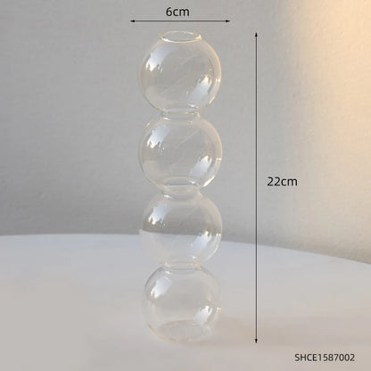 Creatively Contracted Glass Vase