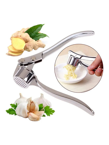 Stainless Steel Garlic Press Crusher