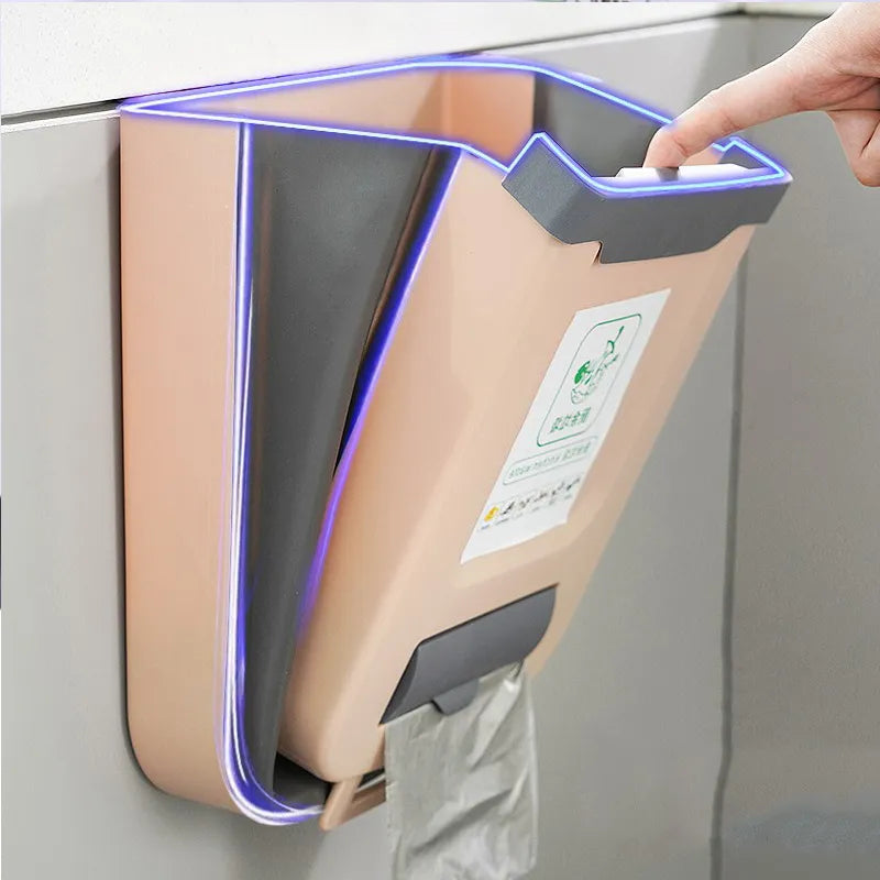 Wall-mounted Folding Trash