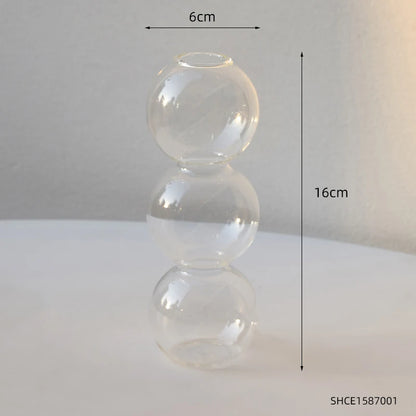 Creatively Contracted Glass Vase